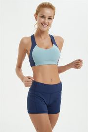 Factory sale stock fitness women yoga running shorts with pocket
